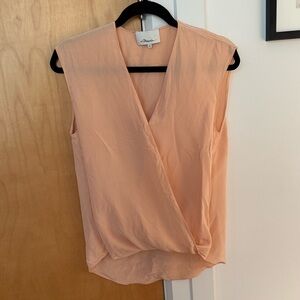 3.1 Phillip Lim Peach V-Neck Blouse